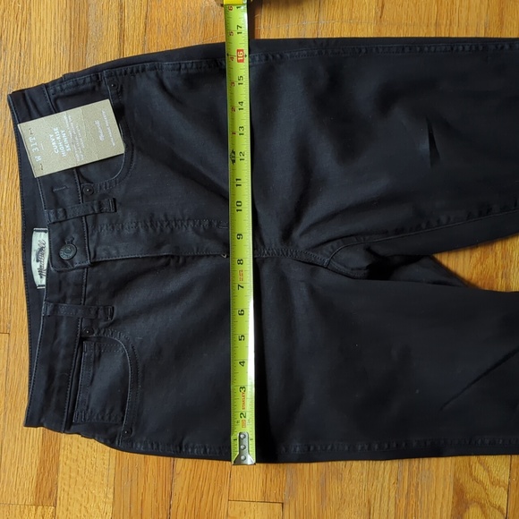 Madewell 10" High-Rise Skinny Jeans in Black Frost - Picture 9 of 11